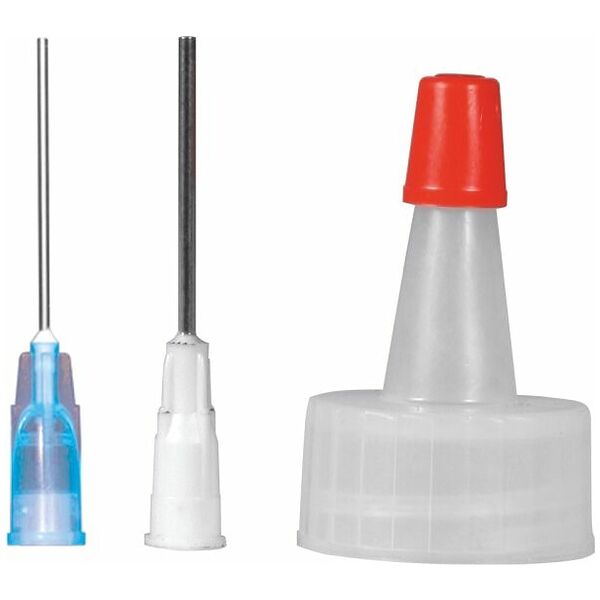 Minimal quantity lubrication set with 3 needle heads