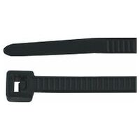 Garnitura vezic za kable T-Tie, črne barve  100-delna