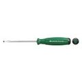 Screwdriver for slot-head, with 2-component SwissGrip handle  3,5 mm